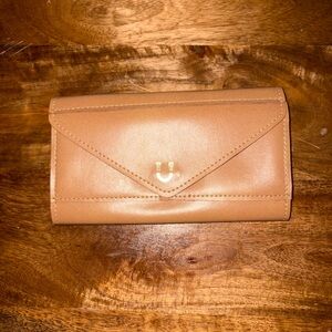 Classic Envelope Clutch Wallet in Tan